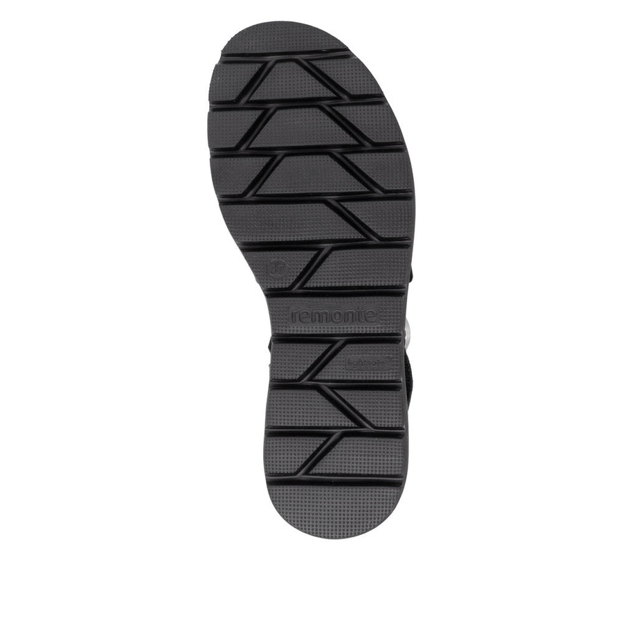Remonte D3N50-00 Black Chunky Sandal