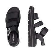 Remonte D3N50-00 Black Chunky Sandal