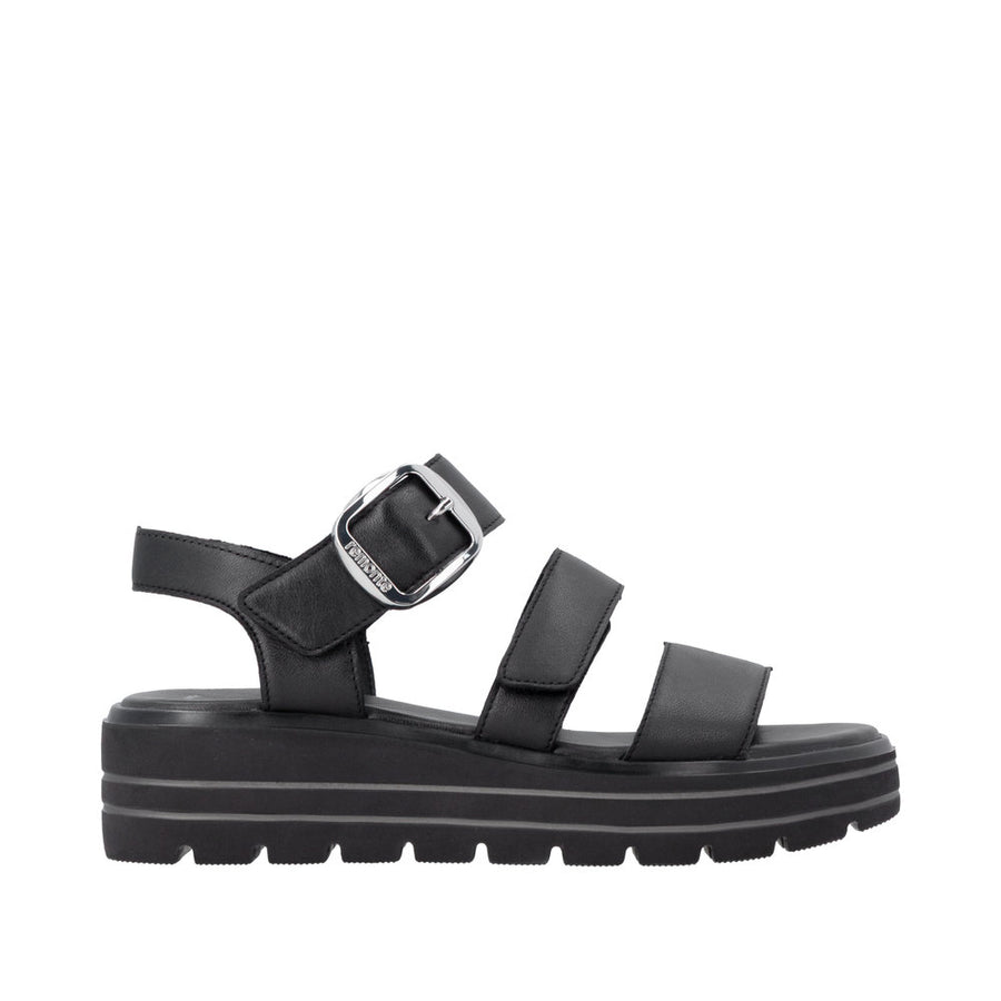 Remonte D3N50-00 Black Chunky Sandal