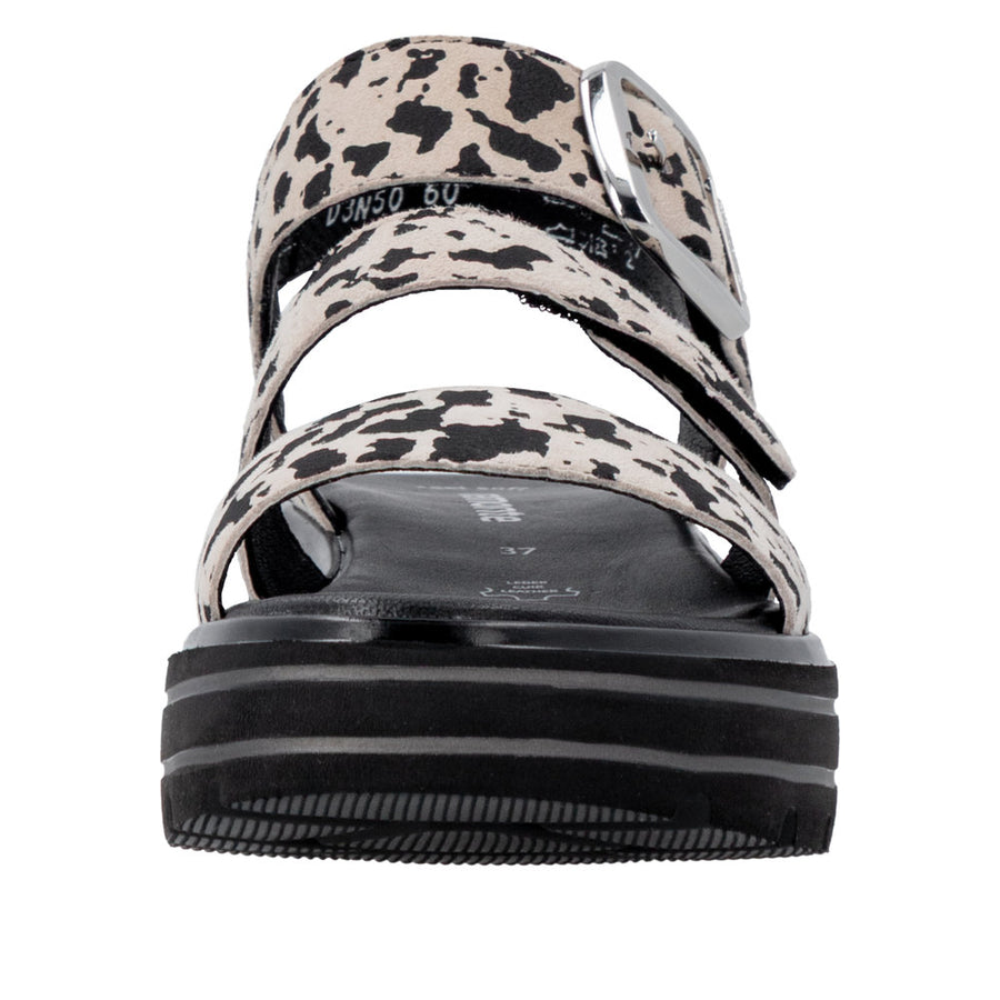 Remonte D3N50-60 Black/White Coe Print Sandal