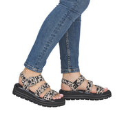 Remonte D3N50-60 Black/White Coe Print Sandal