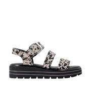 Remonte D3N50-60 Black/White Coe Print Sandal