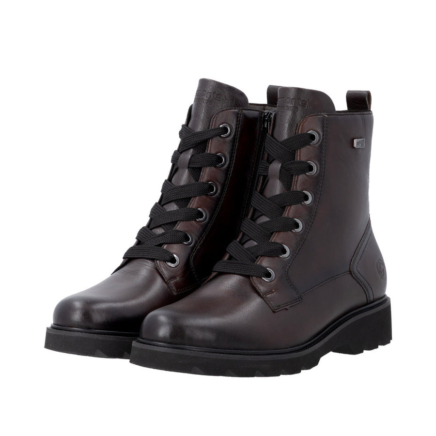 Remonte D3S71-25 Brown Waterproof Wide Fit Boots