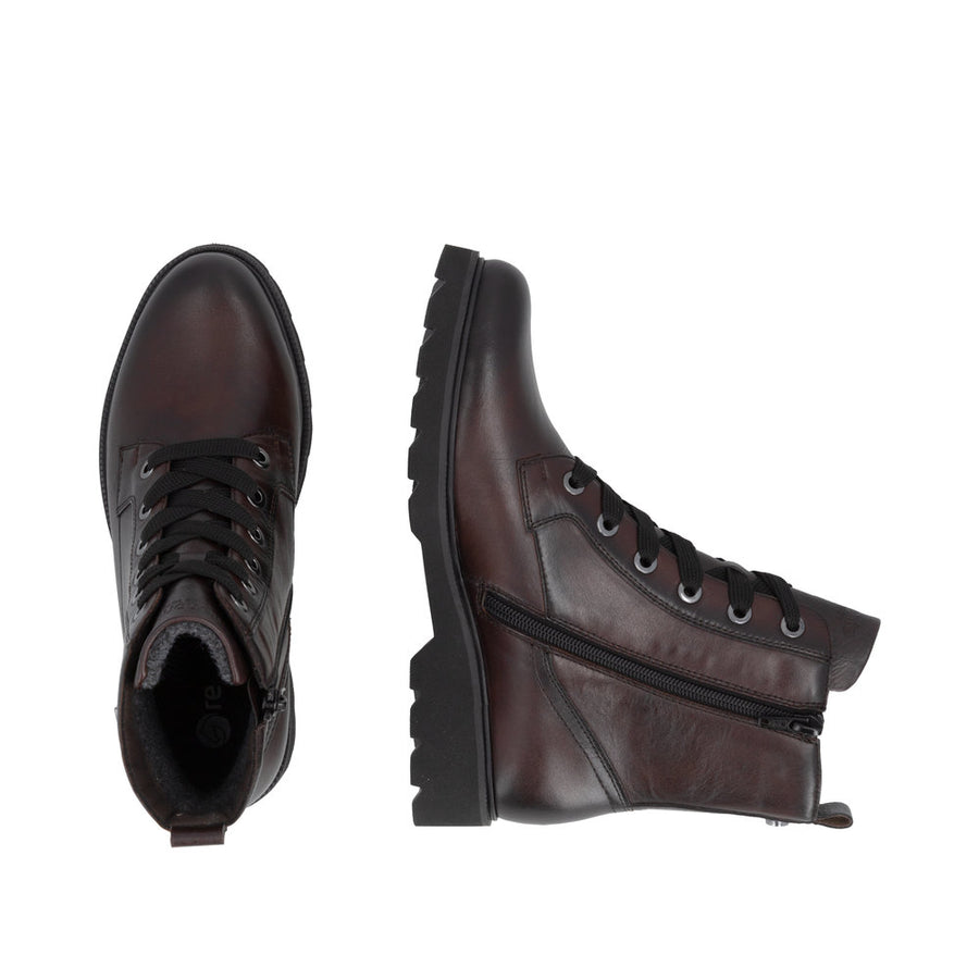 Remonte D3S71-25 Brown Waterproof Wide Fit Boots