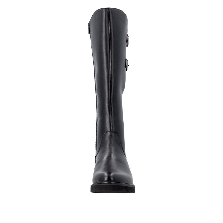 Remonte D3S74-00 Black Wide Fit Long Boots