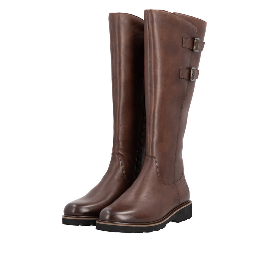 Remonte D3S74-22 Brown Wide Fit Long Boots