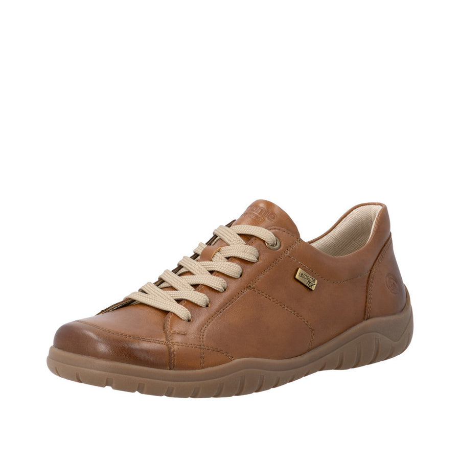 Remonte D3T00-24 Waterproof wide Fit Tan Shoes