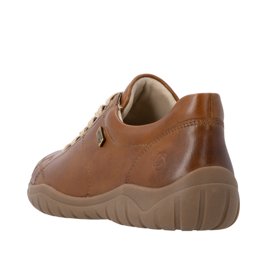 Remonte D3T00-24 Waterproof wide Fit Tan Shoes
