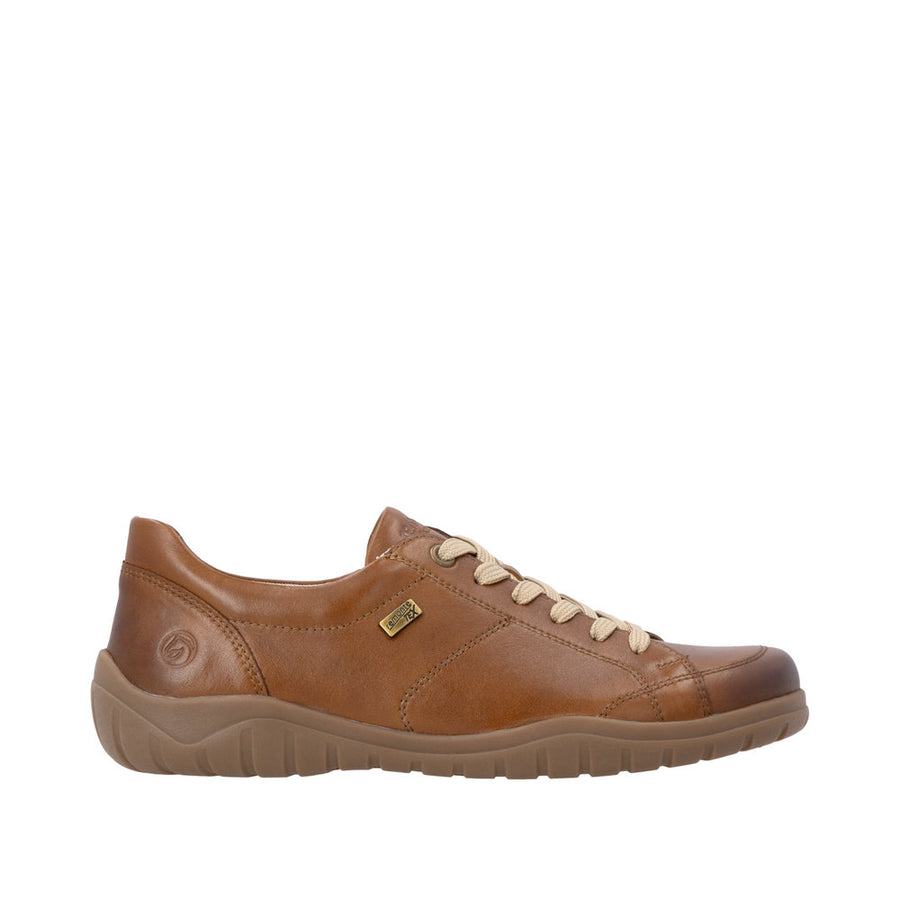 Remonte D3T00-24 Waterproof wide Fit Tan Shoes