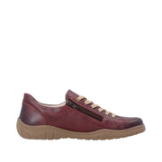 Remonte D3T00-35 Waterproof Wide Fit wine Shoes