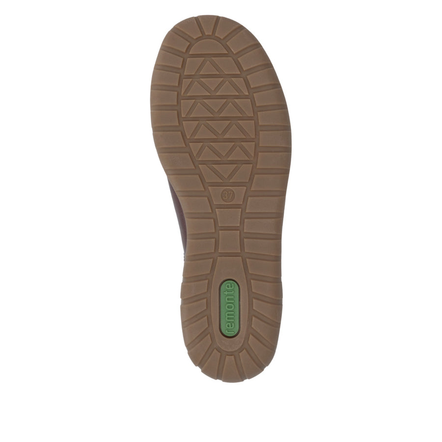 Remonte D3T00-35 Waterproof Wide Fit wine Shoes