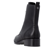 Remonte D3U71-00 Wide Fit Lace up Black Boots