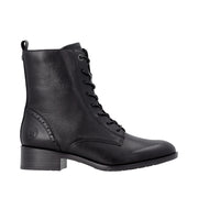 Remonte D3U71-00 Wide Fit Lace up Black Boots