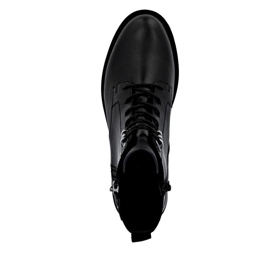 Remonte D8656-00 Waterproof Wide Fit Black Boots