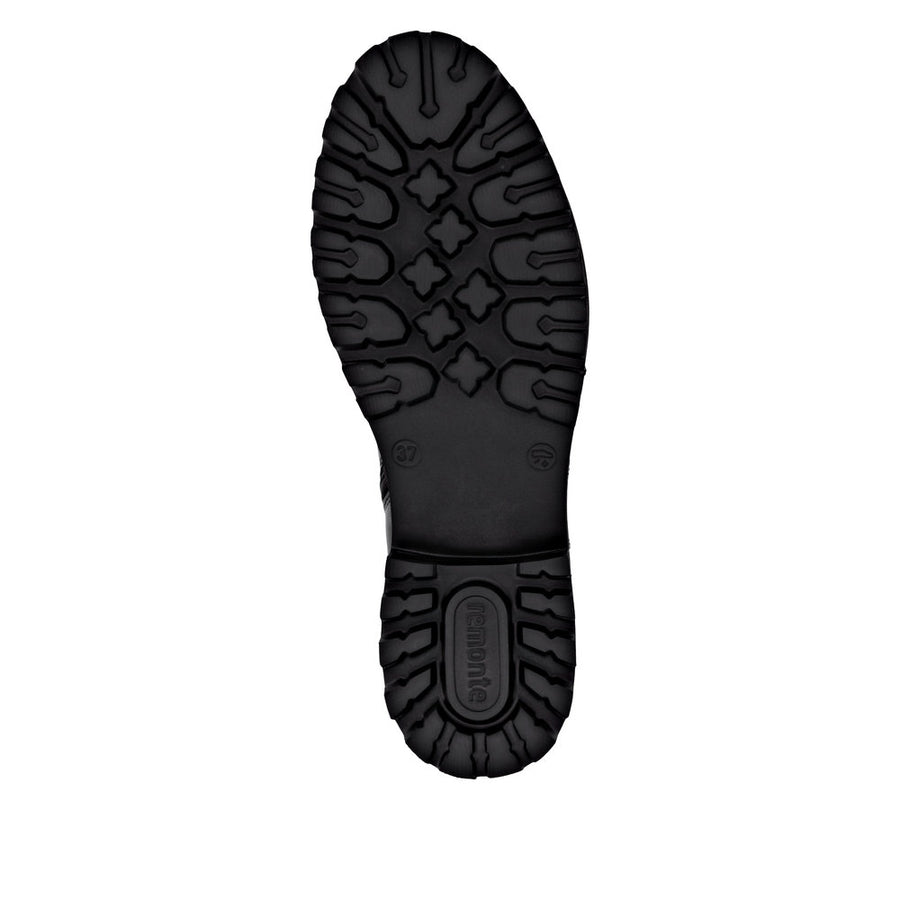 Remonte D8656-00 Waterproof Wide Fit Black Boots