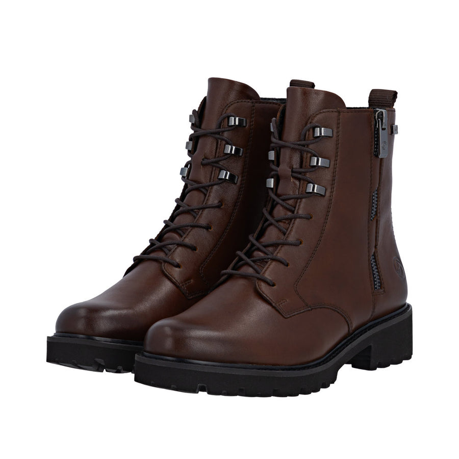 Remonte D8656-25 Waterproof Wide Fit Brown Boots
