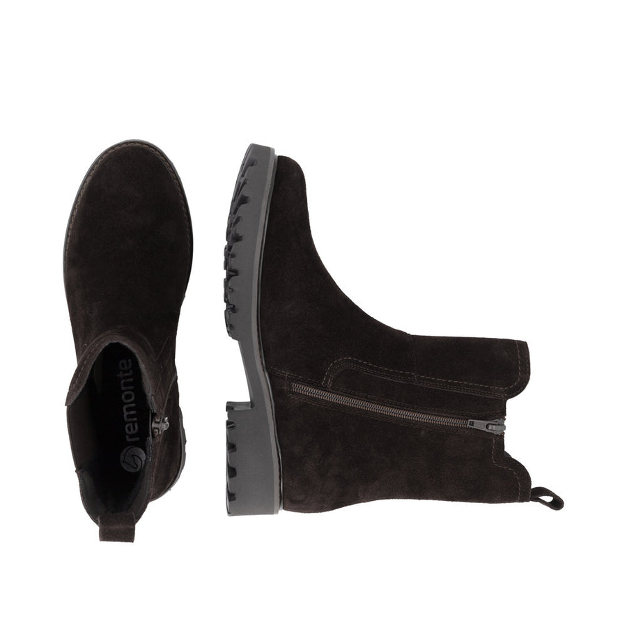 Remonte D8694-26 Brown Wide Fit Boots