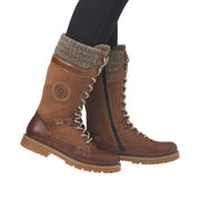 Remonte D9380-20 Wide Fit Lambswool Lined Waterproof Tall Brown Boots