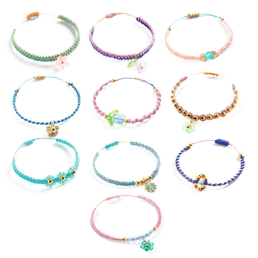 Djeco Blue Macrame Bracelet Kit - DJ00036