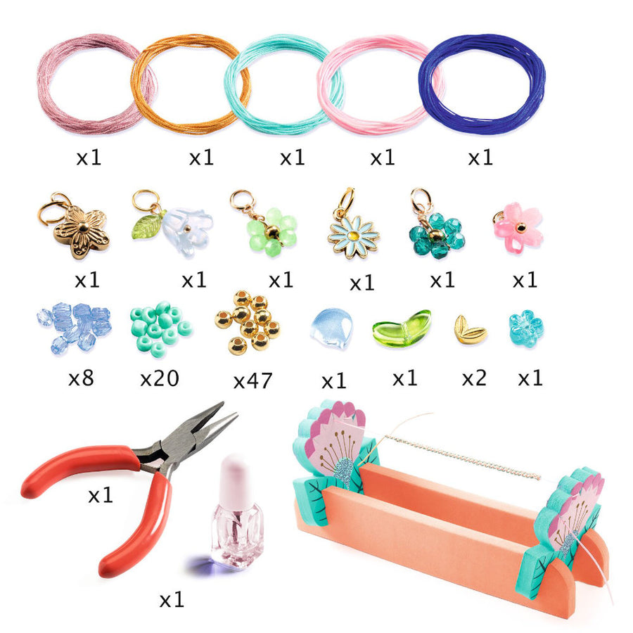 Djeco Blue Macrame Bracelet Kit - DJ00036