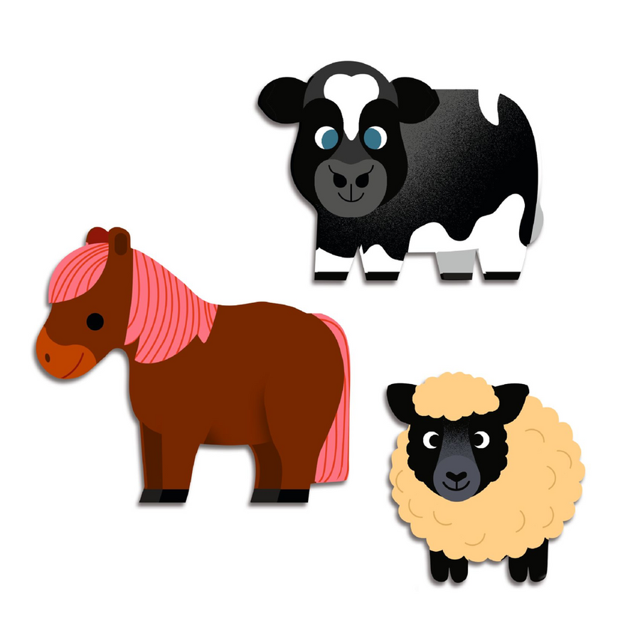 Djeco Small Gifts For Little Ones - Stickers Farm Animals DJ00056