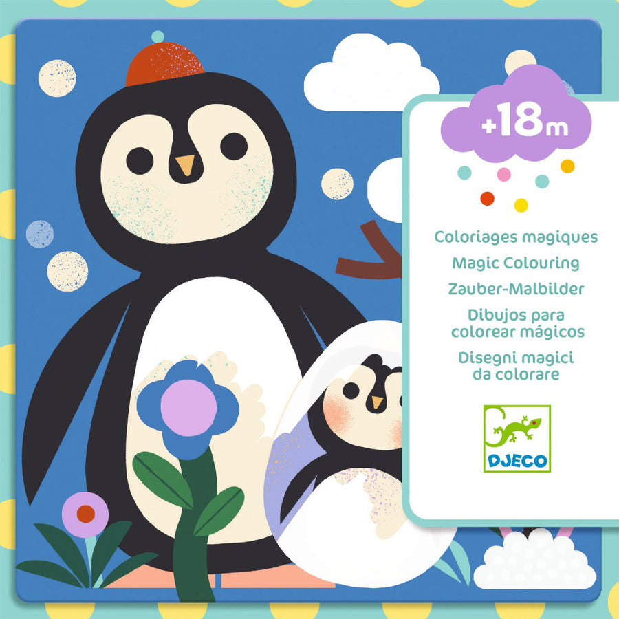 Djeco Magic Colouring - Baby Animals - FSC MIX DJ00952