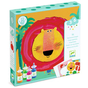 Djeco Crazy Animals Finger Painting - FSC MIX DJ00963