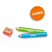 Djeco 8 Chunky Wax Crayons - DJ00970