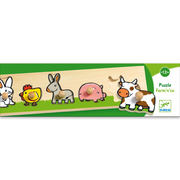 Djeco Wooden Puzzles - Large Buttons Puzzles Farmn'Co DJ01116
