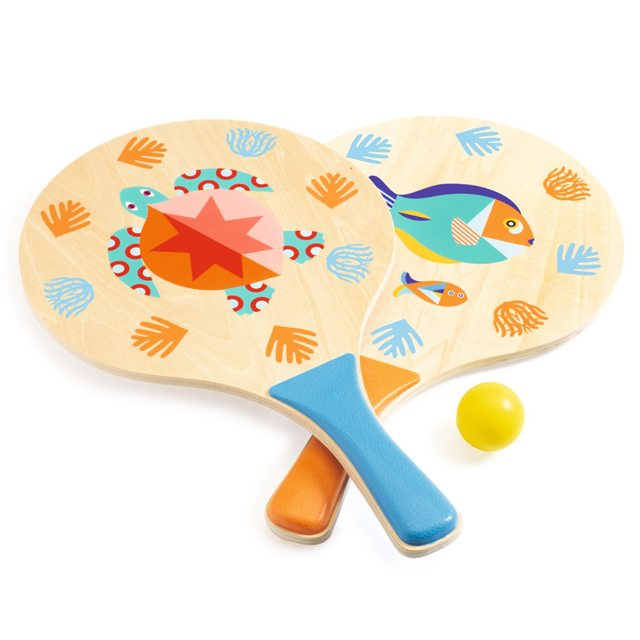 Djeco Beach Rackets Set - Sea - Fsc 100% DJ02081