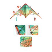 Djeco Skill Games - Kites - Red Dots DJ02164