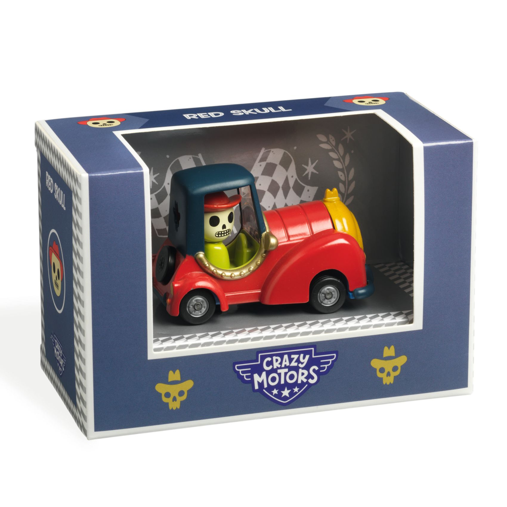 Djeco Imaginary World - Crazy Motors Red Skull DJ05470