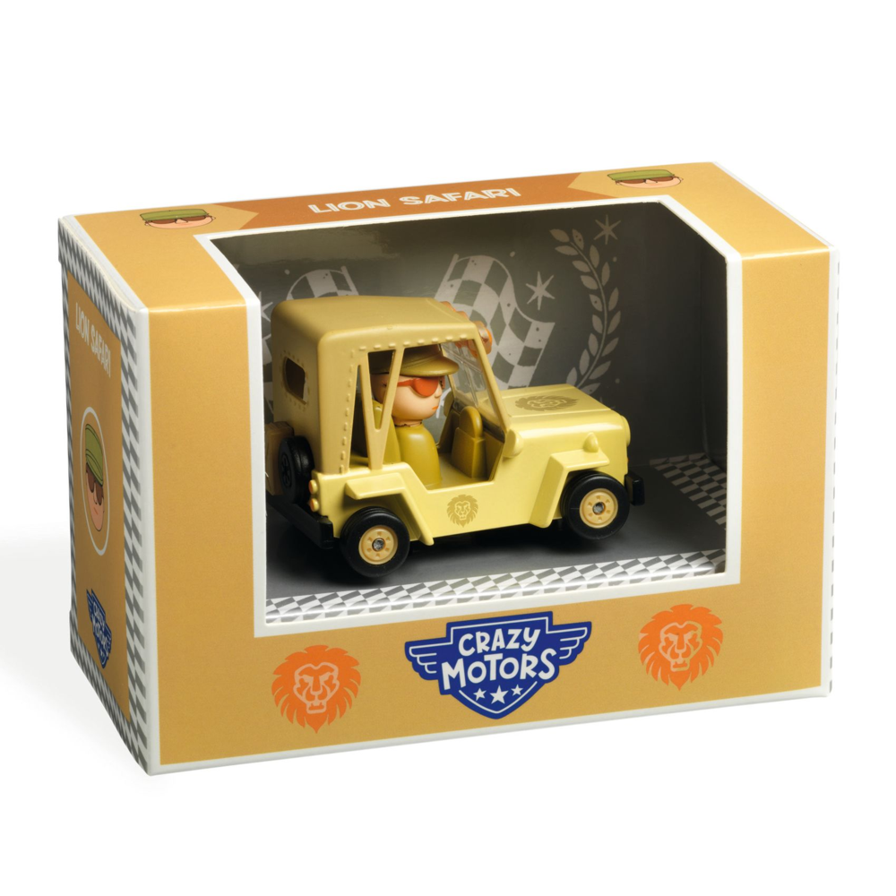 Djeco Imaginary World - Crazy Motors Lion Safari DJ05480