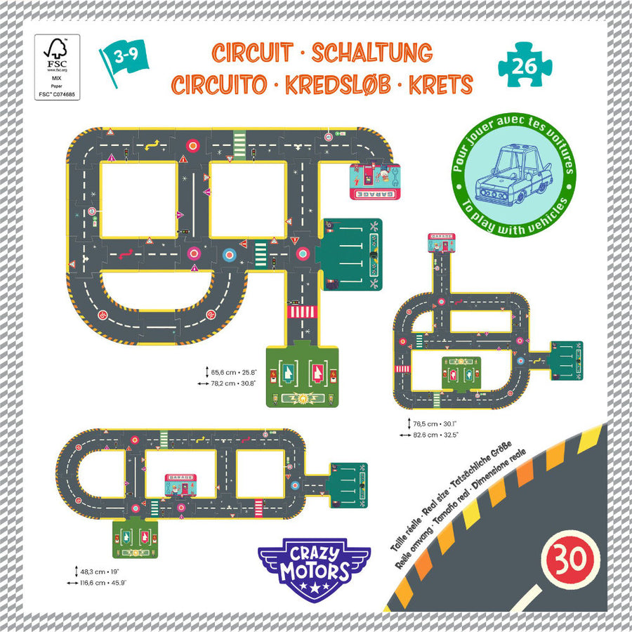 Djeco Car Track -26pcs DJ05498