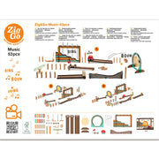 Djeco Zig & Go - Music Marble Run - 52 pcs - FSC 100% DJ05645