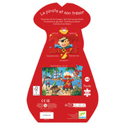 Djeco The Pirate and his Treasure Jigsaw Puzzle - 36 pcs - FSC MIX DJ07220