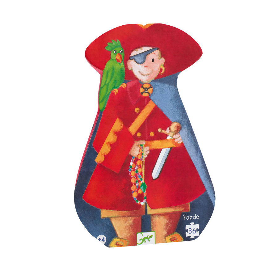 Djeco The Pirate and his Treasure Jigsaw Puzzle - 36 pcs - FSC MIX DJ07220