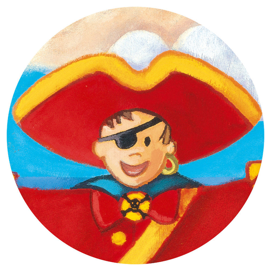 Djeco The Pirate and his Treasure Jigsaw Puzzle - 36 pcs - FSC MIX DJ07220