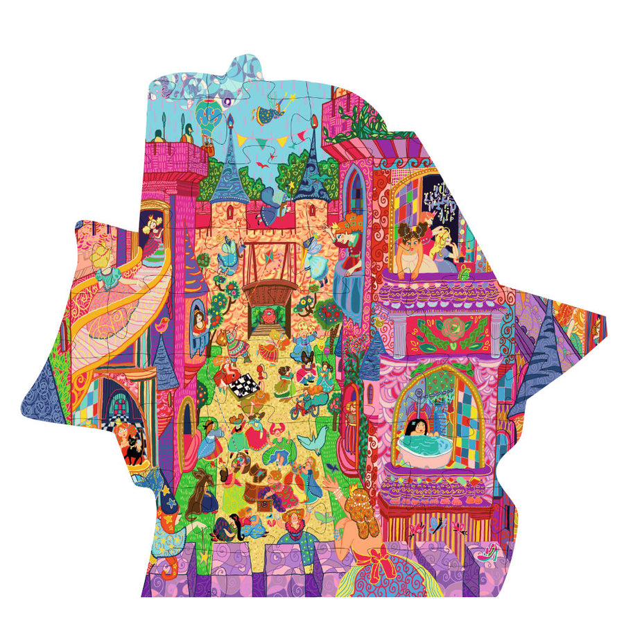 Djeco The Fairy Castle Jigsaw Puzzle - 54 pcs - FSC MIX DJ07246