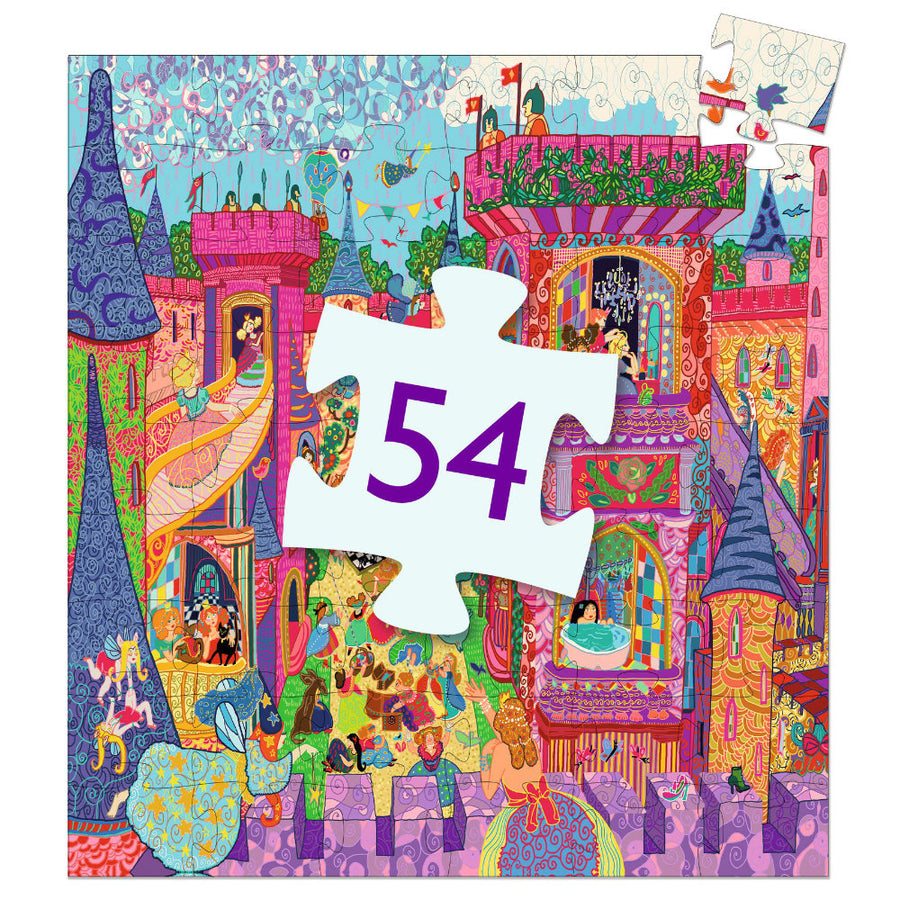 Djeco The Fairy Castle Jigsaw Puzzle - 54 pcs - FSC MIX DJ07246