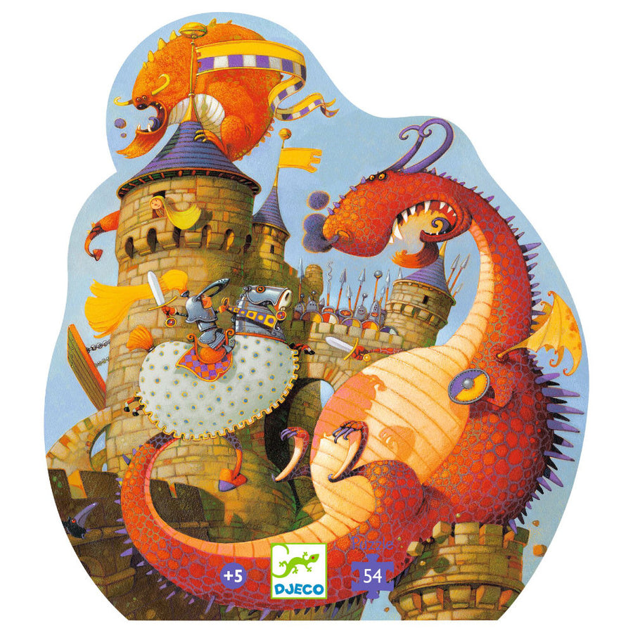 Djeco Vaillant et Les Dragons Jigsaw Puzzle - 54 pcs - FSC MIX DJ07256