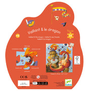 Djeco Vaillant et Les Dragons Jigsaw Puzzle - 54 pcs - FSC MIX DJ07256