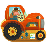 Djeco The Tractor Jigsaw Puzzles - 16 pcs DJ07275