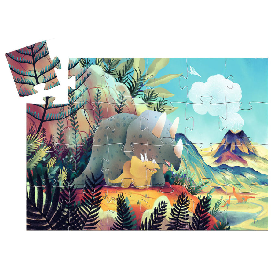 Djeco Téo The Dino Jigsaw Puzzle - 24 pieces - FSC MIX DJ07284