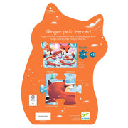Djeco Ginger, Little Fox Jigsaw Puzzle - 24 pcs - FSC MIX DJ07285