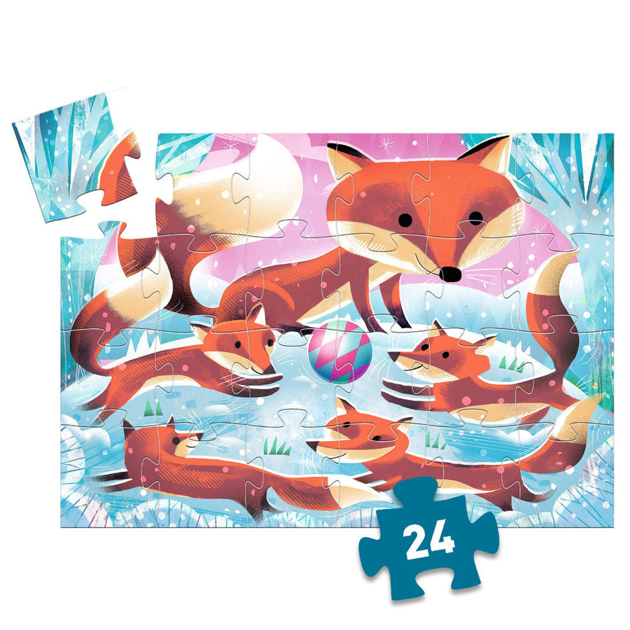 Djeco Ginger, Little Fox Jigsaw Puzzle - 24 pcs - FSC MIX DJ07285