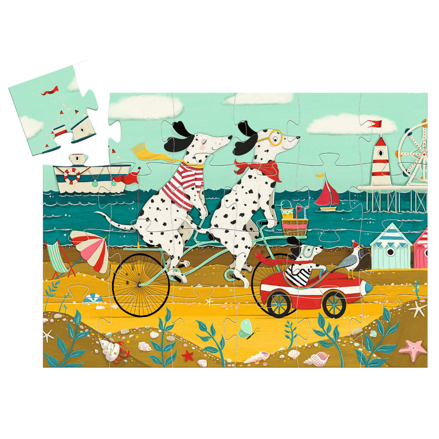 Djeco Puzz Silhouette Ollie, The Dalmatian Jigsaw Puzzle DJ07286