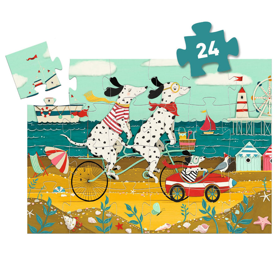 Djeco Puzz Silhouette Ollie, The Dalmatian Jigsaw Puzzle DJ07286