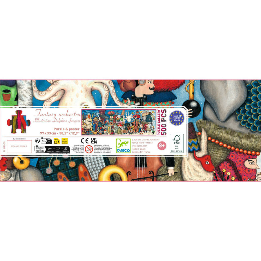 Djeco Fantasy Orchestra Jigsaw Puzzle - 500 pcs - FSC MIX DJ07626