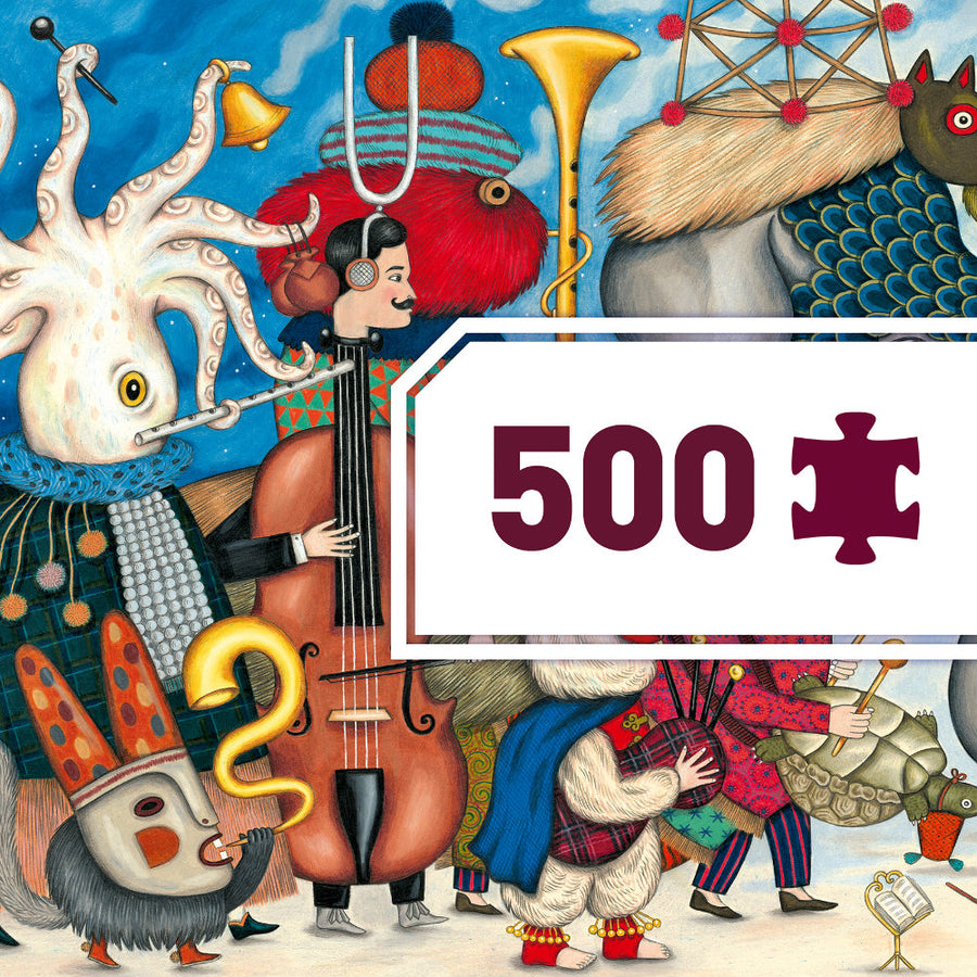 Djeco Fantasy Orchestra Jigsaw Puzzle - 500 pcs - FSC MIX DJ07626